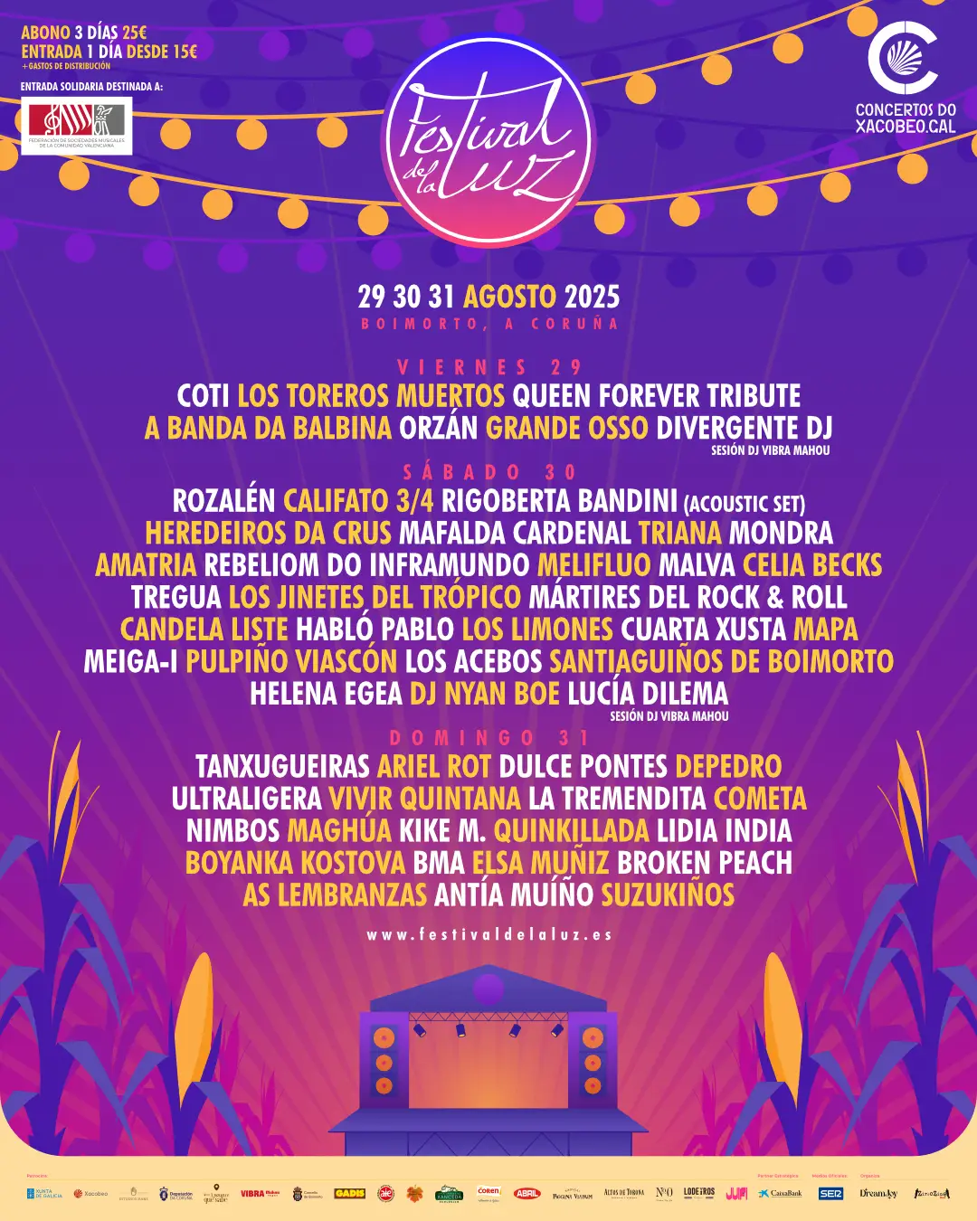 Festival De La Luz From August 29th To 31st In Boimorto A Coruña